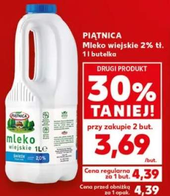 Mleko wiejskie 2% tł. Piątnica