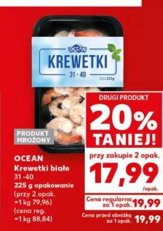 Krewetki białe 31-40 Ocean