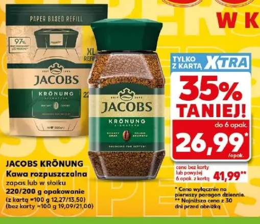 Kawa rozpuszczalna Jacobs Krönung zapas