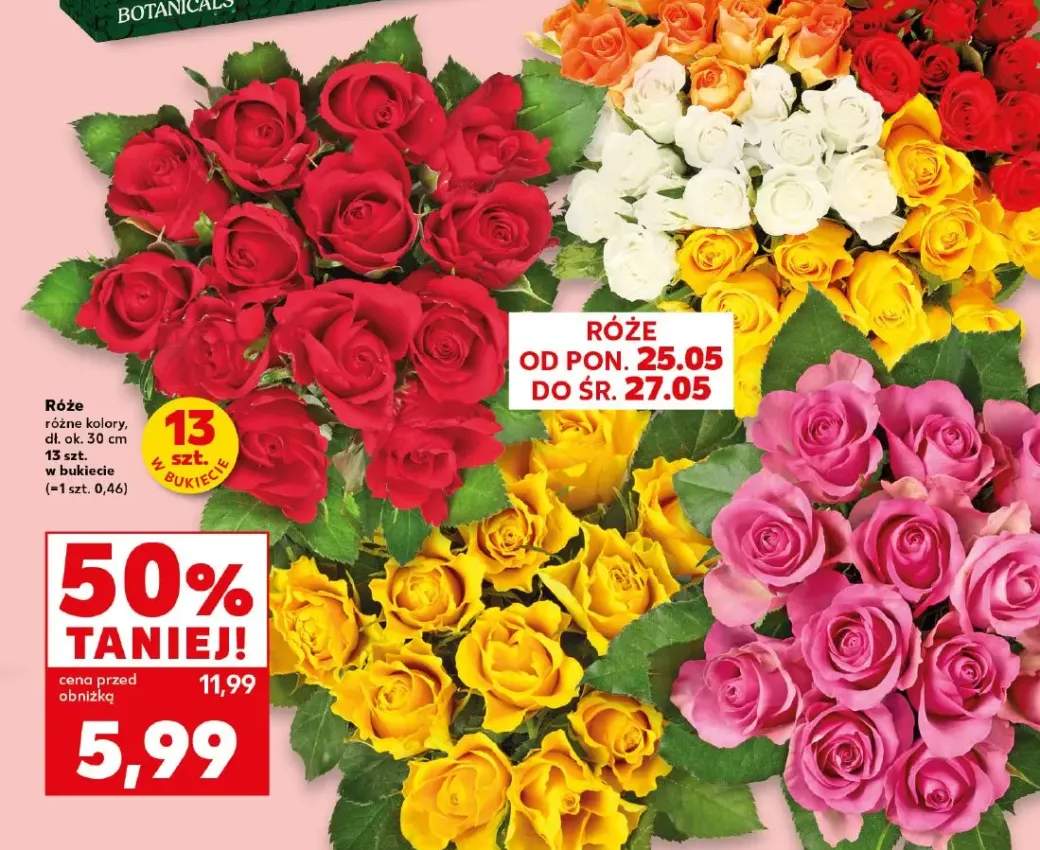 Róże dł. ok. 30cm