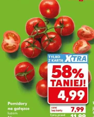 Pomidory na gałązce luzem