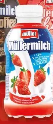 Napój mleczny Müller Müllermilch o smaku truskawkowym