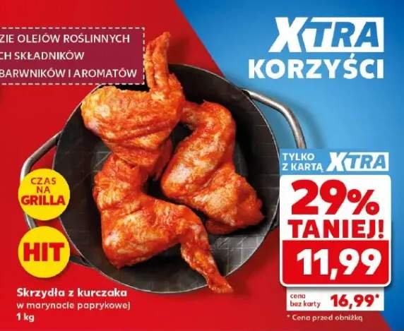 Skrzydła z kurczaka w marynacie paprykowej