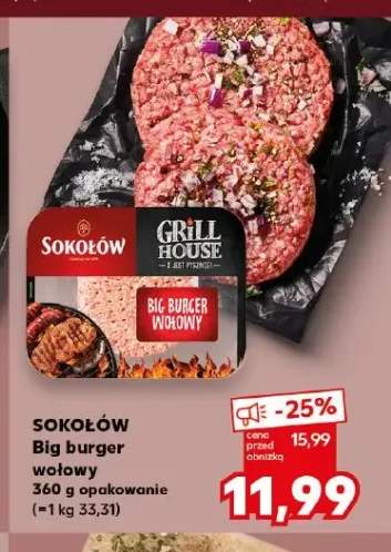 Big burger wołowy Sokołów