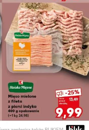Mięso mielone z fileta z piersi indyka Stoisko Mięsne