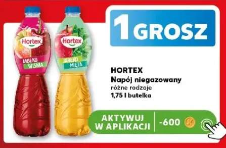 Napój niegazowany Hortex jabłko mięta