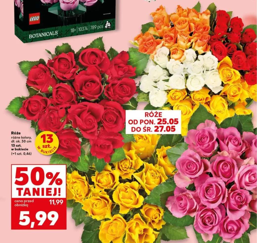Róże dł. ok. 30cm