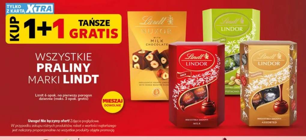 Praliny Nuxor Milk Lindt