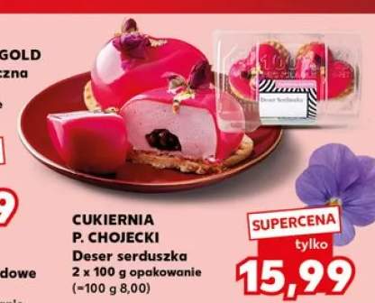 Deser serduszka Cukiernia P. Chojecki 2-pak 100g