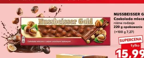 Czekolada mleczna Nussbeisser Gold