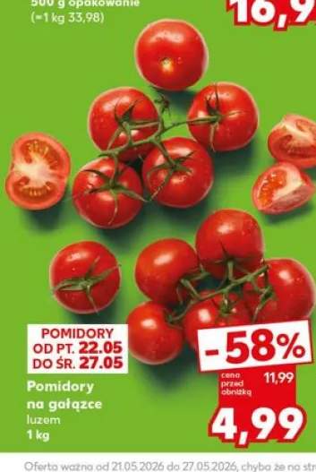 Pomidory na gałązce luzem