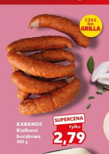 Kiełbasa boczkowa Kabanos