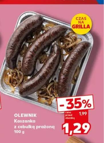 Kaszanka z cebulką prażoną Olewnik