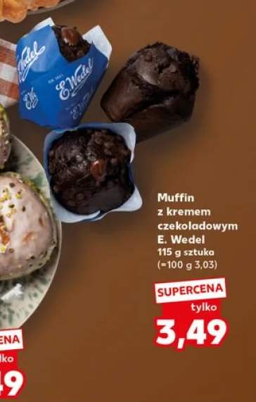 Muffin z kremem czekoladowym E. Wedel