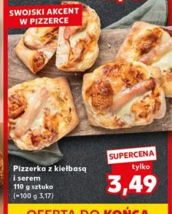 Pizzerka z kiełbasą i serem
