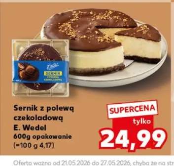 Sernik z polewą czekoladową E. Wedel