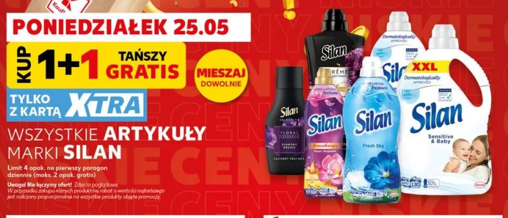 Płyn do płukania Silan Sensitive & Baby XXL