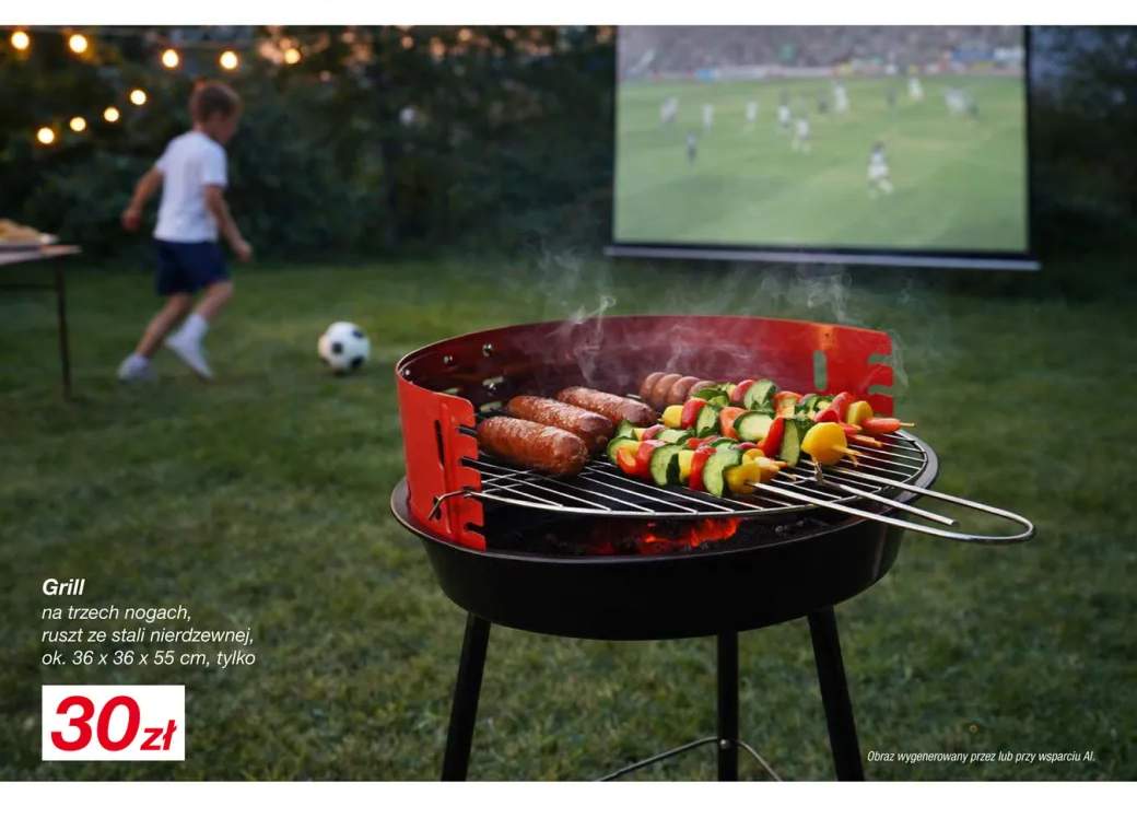 grill okrągły