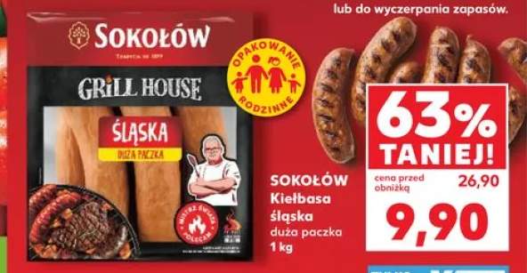 Kiełbasa śląska Sokołów duża paczka