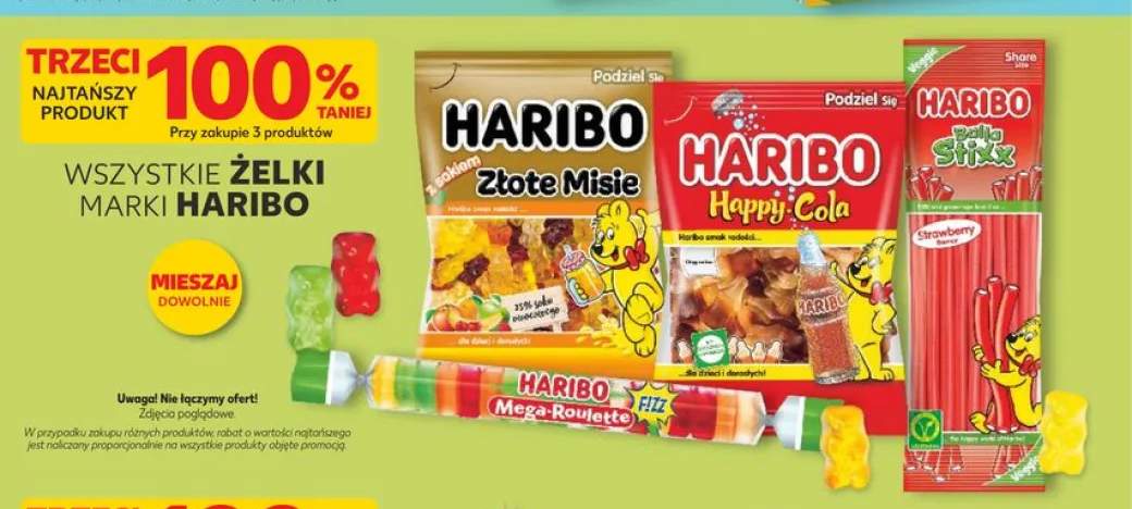 Żelki HARIBO Balla Stixx