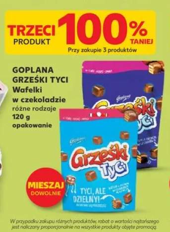 Wafelki w czekoladzie GOPLANA GRZEŚKI TYCI