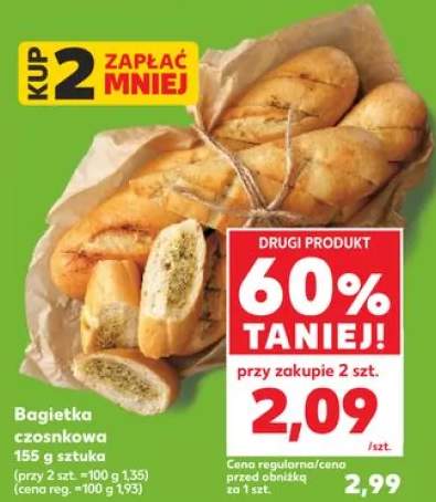 Bagietka czosnkowa