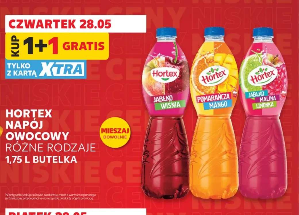 Napój owocowy Jabłko Wiśnia Hortex