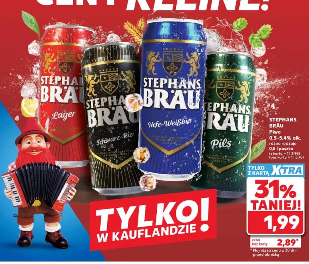 Piwo STEPHANS BRÄU Lager