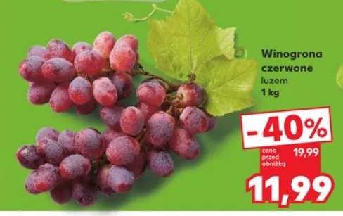 Winogrona czerwone luzem