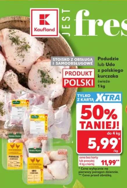 Podudzie lub Udo z polskiego kurczaka świeże