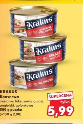 Konserwa mielonka luksusowa KRAKUS