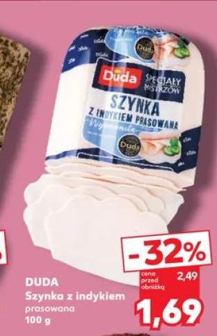 Szynka z indykiem prasowana Duda