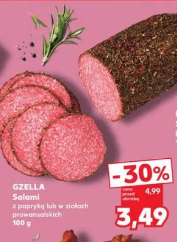 Salami w ziołach prowansalskich Gzella