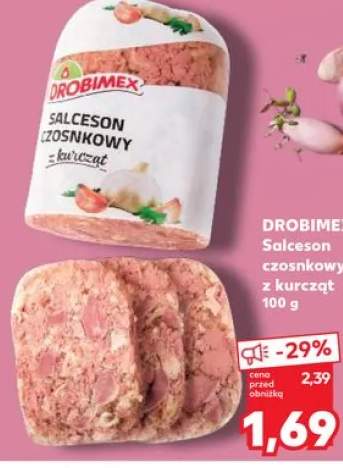 Salceson czosnkowy z kurcząt Drobimex