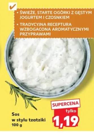 Sos w stylu tzatziki