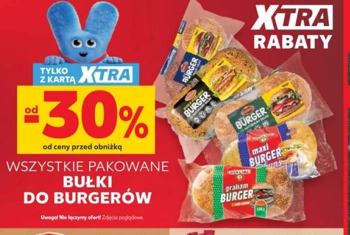 Pakowane bułki do burgerów
