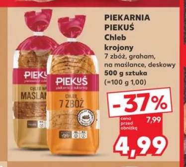 Chleb krojony graham Piekarnia Piekuś