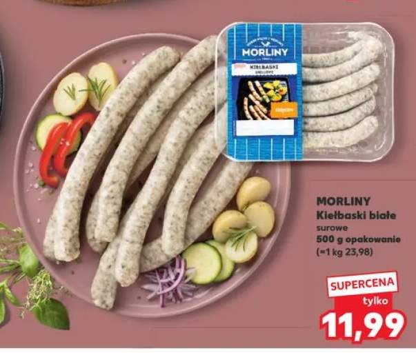 Kiełbaski białe surowe Morliny