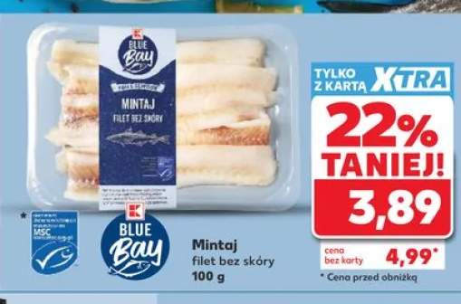 Mintaj filet bez skóry BLUE BAY