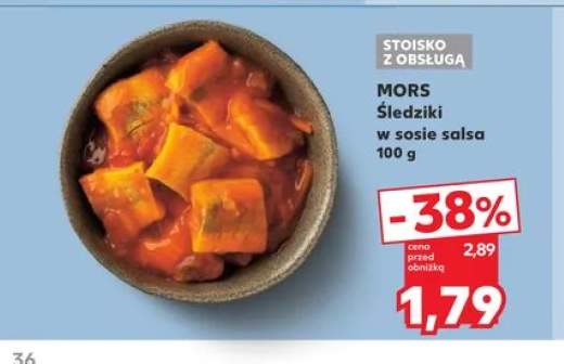 Śledziki w sosie salsa MORS