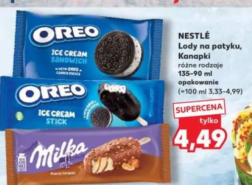 Lody na patyku Oreo Ice Cream Stick