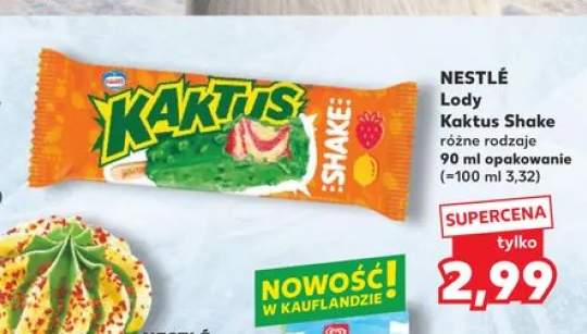 Lody Kaktus Shake