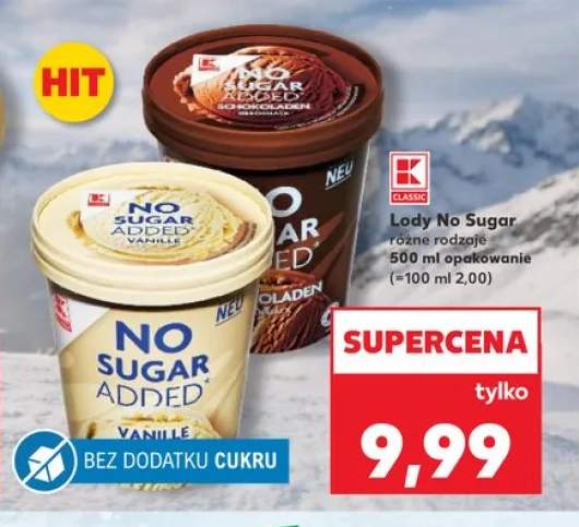 Lody K-Classic No Sugar Added