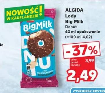 Lody ALGIDA Big Milk Donut