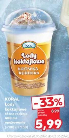 Lody koktajlowe KORAL