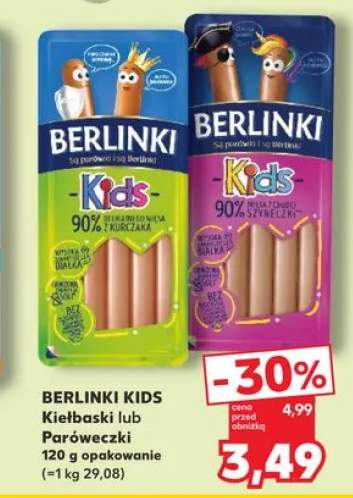 Kiełbaski Kids Berlinki