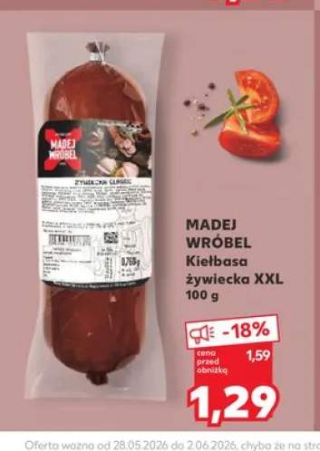 Kiełbasa żywiecka XXL Madej Wróbel