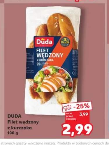 Filet wędzony z kurczaka Duda