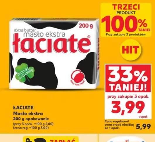 Masło ekstra Łaciate