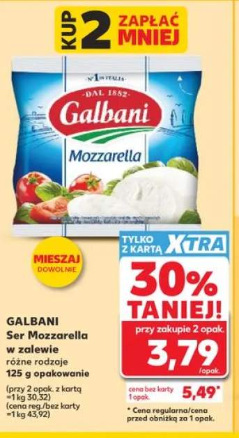 Ser Mozzarella w zalewie Galbani